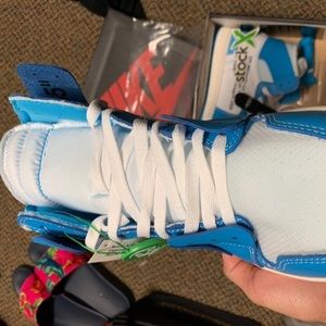 UNC Nike Off White Air Jordan 1’s